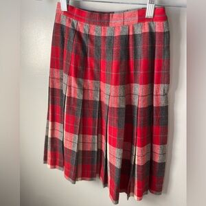 Vintage Century of Boston All Wool Pleated Skirt 23 Waist xxs